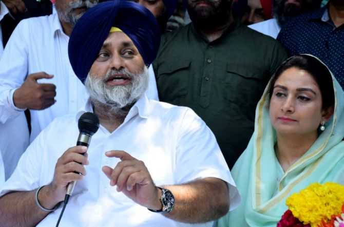 Sukhbir Singh Badal, Harsimrat Kaur Badal
